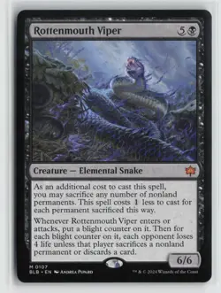 Rottenmouth Viper 0107 Bloomburrow BLB MTG Magic - Image 1