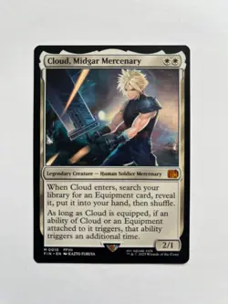 Cloud, Midgar Mercenary Final Fantasy Regular MTG NM - Image 1