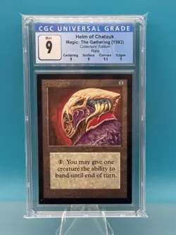 MTG Helm Of Chatzuk Collectors’ Edition Rare CGC 9 - Image 1