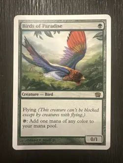 MTG 8TH EDITION* BIRDS OF PARADISE NM/M* - Image 1