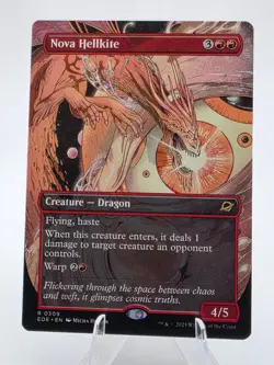 MTG Edge of Eternities Nova Hellkite Borderless Regular #0309 - Image 1