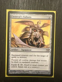 MTG CHAMPIONS OF KAMIGAWA* GENERALS KABUTO NM/M* - Image 1