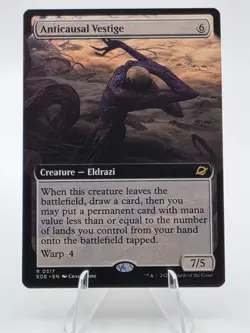 MTG Edge of Eternitie Anticausal Vestige -Extended Art-Regular #0317 NM - Image 1