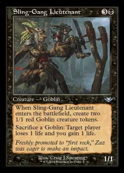 Sling-Gang Lieutenant 8 Retro Frame Foil Modern Horizons 3 MTG Near Mint - Image 1