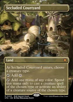 Brand new - Secluded Courtyard - BORDERLESS - Bloomburrow - Special Guest - Image 1