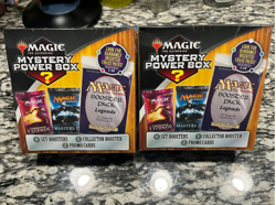 Magic MTG Mystery Power Box 4 Booster Packs, 2 Promos, 1 Collector Booster x2 - Image 1