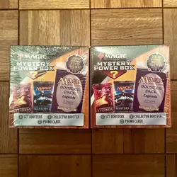 Magic MTG Mystery Power Box 4 Booster Packs, 2 Promos, 1 Collector Booster x2 - Image 2