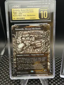 MTG Donatello, Mutant Mechanic - Borderless Gold-Stamped Signature - POP1 - Image 1