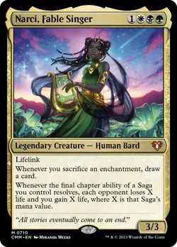 Narci, Fable Singer [Commander Masters] Foil Near Mint - Image 1