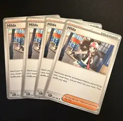 4x Hilda 084/086 Uncommon - White Flare Pokemon TCG Playset NM - Image 1
