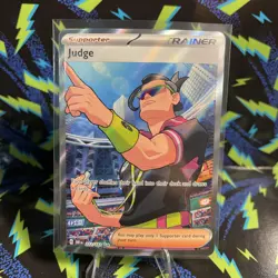 Judge 222/182 Full Art Destined Rivals Pokemon English Near Mint - Image 1
