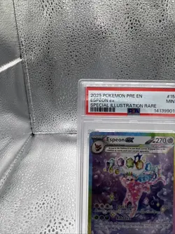 POKEMON ESPEON EX SIR 155/131 SV: PRISMATIC EVOLUTIONS PSA 9 MINT - Image 4