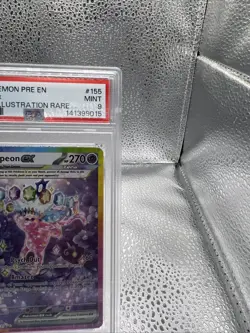 POKEMON ESPEON EX SIR 155/131 SV: PRISMATIC EVOLUTIONS PSA 9 MINT - Image 5