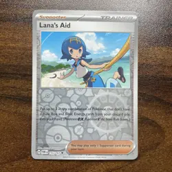 Lana's Aid 155/167 - Sv06: Twilight Masquerade Reverse Holo Pokemon TCG NM - Image 1