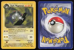 Dark Magneton 28/82 Rare Team Rocket Pokemon English HP - Image 3
