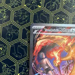 Pokemon TCG Team Rockets Moltres Ex Destined Rivals 229/182 NM/Mint - Image 3
