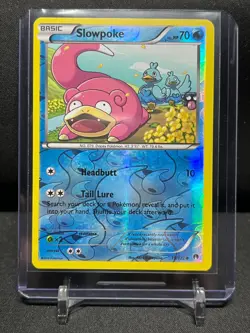Slowpoke 19/122 Reverse Holo Pokemon 2016 XY Breakpoint - NM - Image 1