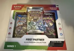 Pokemon TCG First Partner Illustration Collection Box Series 1 - Factory Sealed - Image 1