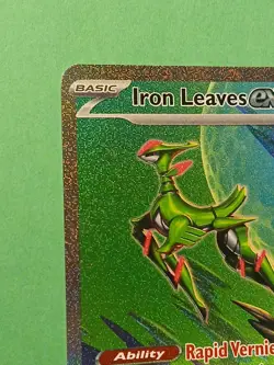 Pokemon Temporal Forces Iron Leaves ex 203/162 Special Illustration Rare - Image 5