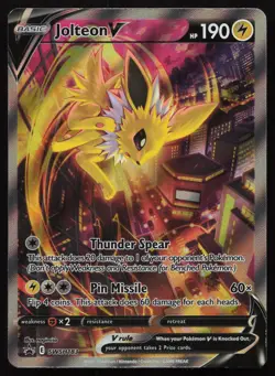 Jolteon V SWSH183 Holo Promo Sword & Shield Promo Pokemon English NM - Image 1