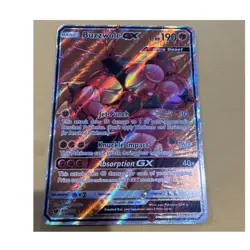 Pokemon Buzzwole GX Ultra Beast Ultra Rare Full Art Holo SM-Crimson Invasion - Image 1