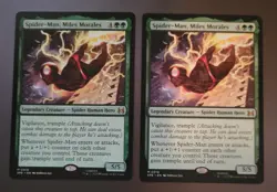 Spider-Man, Miles Morales X2 Marvel's Spiderman Legal-Eternal MTG Magic SDCC PAX - Image 1