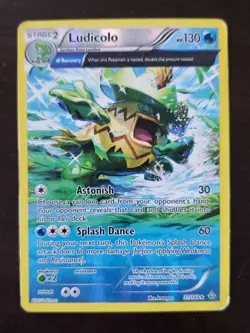 Pokemon Ludicolo 37/160 Primal Clash Full Art Reverse Holo - Image 1