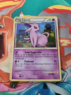 Pokemon 2010 HS Undaunted Espeon - 2/90 Holo (Glass Holo) - Image 1