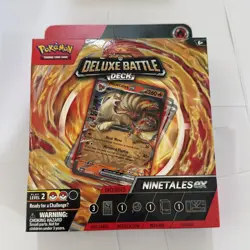 Pokemon Deluxe Battle Deck NINETALES EX TCG - Image 1