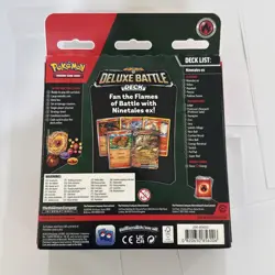 Pokemon Deluxe Battle Deck NINETALES EX TCG - Image 2