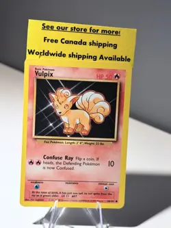 Pokemon - Vulpix 68/102 - Base Set Unlimited - LP - Image 1