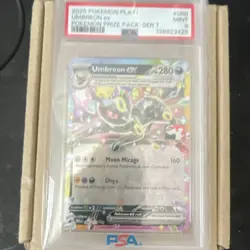 Pokemon Umbreon ex 060/131 Prize Pack Series 7 Full Art Holo Promo PSA 9 - Image 2