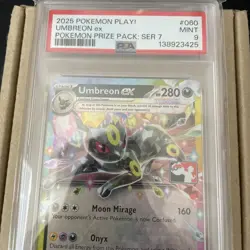Pokemon Umbreon ex 060/131 Prize Pack Series 7 Full Art Holo Promo PSA 9 - Image 3