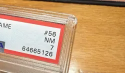 1999 Pokemon 1st Edition Shadowless Onix #56 PSA 7 (cracks on two corners) - Image 3