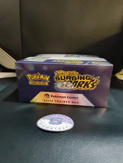 Pokemon TCG Surging Sparks Pokemon Center Elite Trainer Box ETB - New & Sealed - Image 5