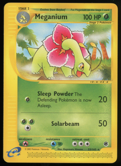 Pokemon 2002 Expedition Base - Meganium - Rare - 53 - Image 1