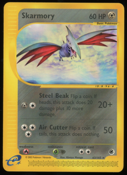 Pokemon 2002 Expedition Base - Skarmory - Rare - 63 - Image 1