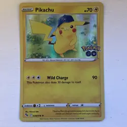 Pikachu 028/078 Pokemon GO - English Holo Rare NM Holo - Image 1