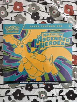 Pokemon TCG Mega Evolution Ascended Heroes Elite Trainer Box (ETB) Sealed - Image 1