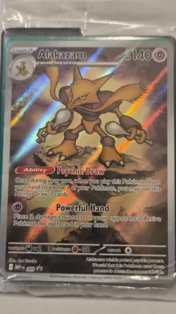 Pokemon SEALED ETB Promo Alakazam MEP 009 - Image 2