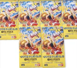 LOT OF 6 One Piece OP15-EB04 Adventure On Kami’s Island Sleeved Booster Packs - Image 1