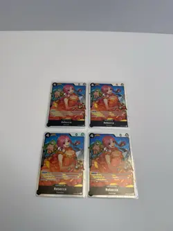 4x Rebecca OP05-091 SR Playset - One Piece TCG English PRB-02 (Reprint) - Image 1