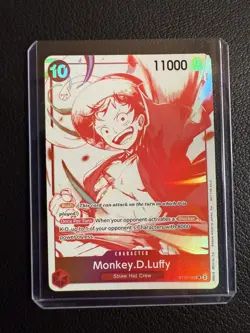 Monkey D Luffy SR ST10-006 3rd Anniversary Treasure Campaign One Piece ENGLISH - Image 1