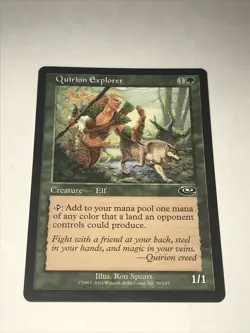 Magic the Gathering Quirion Explorer Card - Image 1