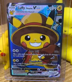 Pikachu Cosplay - One Piece Set - Holo - VCOS / Cosmax - 4 Cards - NM - Image 2
