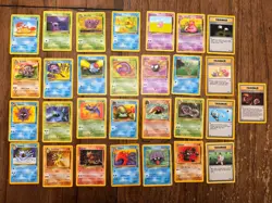 Pokemon Base Set Fossil Uncommon/Common WotC - 29 Card Lot - LP-NM - Image 1