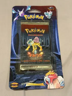 Pokemon Neo Revelation Blister Pack Wizards 2001 English 11 Cards Suicune - Image 1