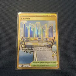 Pokemon TCG Levincia Card Destined Rivals Hyper Rare 244/182 Pack Fresh NM - Image 1