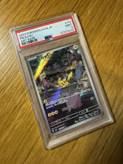 PSA 9 Pikachu 173/165 Pokemon Japanese 151 SV2a Art Rare Card MINT - Image 2