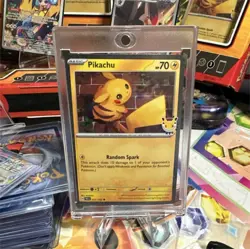Pokemon Pikachu Promo Card 70 HP Random Spark Pokemon Day 2026 025/149 - Image 1